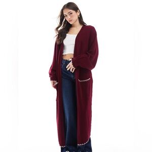 Miss Selfridge maxi cardigan